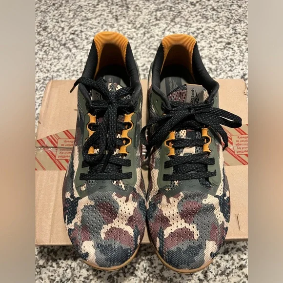 Reebok Nano X1 Camo Athletic Shoes - Green, Brown, Black - Picture 2 of 5